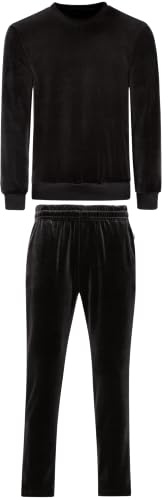TRIGEMA Nicki joggingdräkt, svart, XL