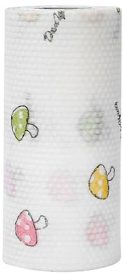 BZVCRTYKL Paño de Cocina desechable, Grueso, Lavable, Estampado, de Doble Uso, for Limpieza en seco y húmedo, lavavajillas, Estropajo no graso/240(Randomly Rolled Pattern 18 * 20cm 40 Pieces)