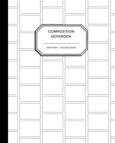8x10 Composition Notebook - 200 College Ruled Pages - Wyoming State Outline Notebook Journal with Clean White Background for Kids, Preteens, Teens and Adults