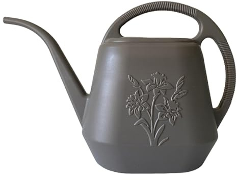 Arrosoir de 4L, Arrosoirs de Jardin en Plastique, Arrosoires Léger avec Bec Long, Petit arrosoir pour Fleurs de Jardin, Les Plantes Succulentes (Gris)