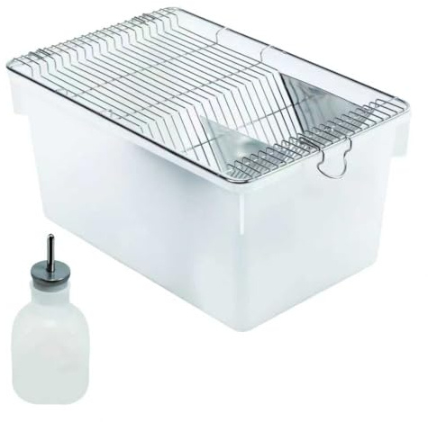 Rotulark Großer Labor Mäusekäfig Labor Ratten Nager Zuchtkäfig Kleintierkäfig (XL)