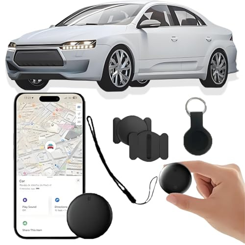 GPS Coche localizador, Localizador GPS para Coche Android, Tracker rastreador magnético Oculto para Coches Sin cuota mensual, Seguimiento en Tiempo Real para niños, Mascotas
