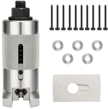 Meyola Türöffnungswerkzeug Set, Edelstahl Professioneller Schließzylinderabzieher, Dietrich-Werkzeug mit Schrauben Zugplatten und Dichtungsringen, Dietrich Set, Lockpicking Set