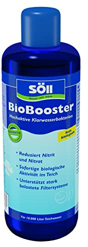 Söll 83698 BioBooster 500 ml - biologischer Teichwasseraufbereiter, hochaktive Klarwasserbakterien reduzieren Nitrit und Nitrat im Gartenteich Fischteich Schwimmteich