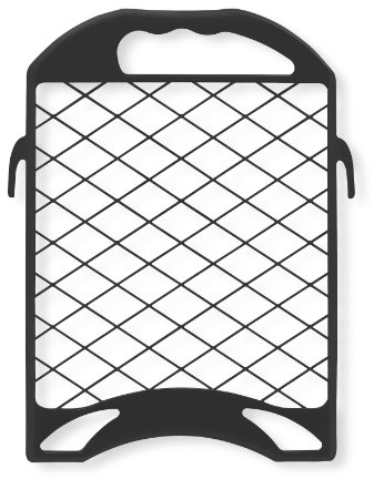 Color Expert Abstreifgitter 18 x 20 cm, Kunststoff schwarz 84834010