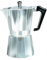 Pezzetti stove-top Moka cafetera de espresso italiano Moka pot- 1,2,3,6,9,14 taza, aluminio, Plateado, 9 Cup