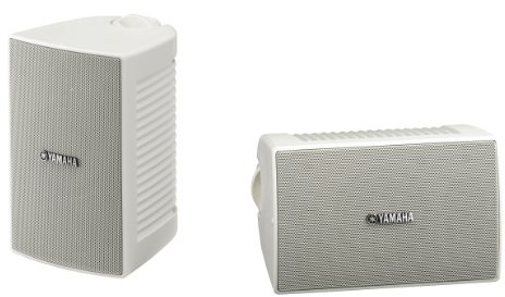 YAMAHA NS-AW194WH High-Performance All-Weather Speakers, White