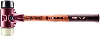 Halder 3028040 40 mm EH Rubber/Nylon 3028 Simlpex Soft-Face Mallet - Multi-Colour