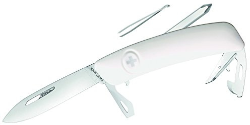 SWIZA Schweizer Messer D04 weiß Gesamtlänge: 16.7 cm, 690403