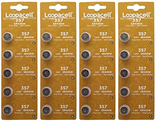 LOOPACELL 20 357 SR44 Silver Oxide Watch Electronic Battery