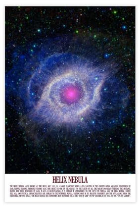 MExmeb Helixnebel-Kunst, Weltraum, Astronomie, Leinwandposter, Wandkunst, Dekordruck, Bild, Gemälde für Wohnzimmer, Schlafzimmer, Dekoration, ungerahmt, 50 x 75 cm