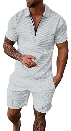 Flanellpolo-tröjor för herrset, henley-skjorta män kortärmad vit skjorta casual skjortor elastiska fritidsskjortor komfort passform sommarskjorta strykfri kortärmad skjorta med krage