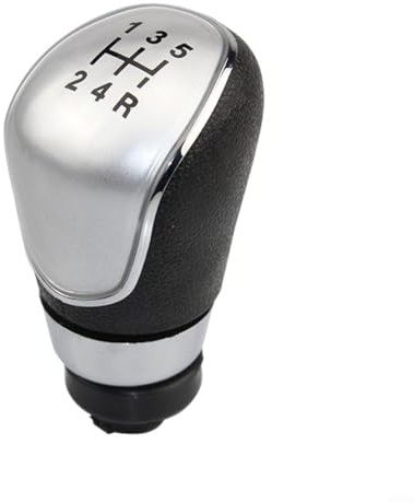 HEIBTENY Pomo para palanca de cambios, para Ford Fiesta MK7 2008-2013, pomo de 5 velocidades, ABS de 6 velocidades, pomo de palanca de cambios (5ª marcha)