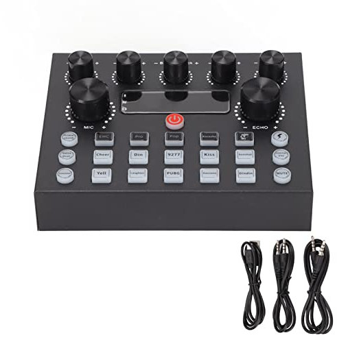 Mtlavishness Radio Mixer Dj 19. 0×13. 0×5. 0 Sound Mixer Channel Plug And Play Usb Live Sound Card For Pc Recording Gaming Live Streaming Supports Key 16 Channel Mixer