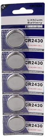 CHIZISX Lot de 5/10 piles bouton CR2430 pour appareils à distance