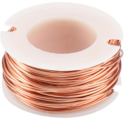 Fil de Cuivre Emaillé Fin 0,5 mm, Fil Cuivre Pur 10m pour Soudure