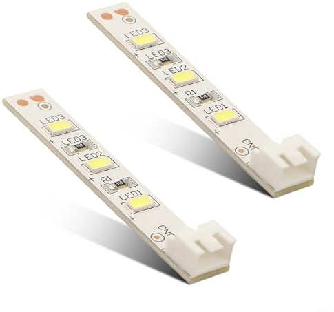 DA41-00519R Refrigerator Light Strip For Samsung Refrigerator Parts, 12V LED Fridge Interior Lighting Lamp Replacement For Model DA4100519R(2 Pack)
