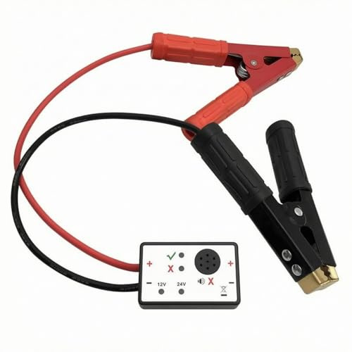BWOFJGWH Protector de Vehículos Elemento Absorbente de Automotrices Dispositivo de Terminal con Pinzas Marcadas para Protección Eléctrica Adecuada para Arranque de Coches Metálica