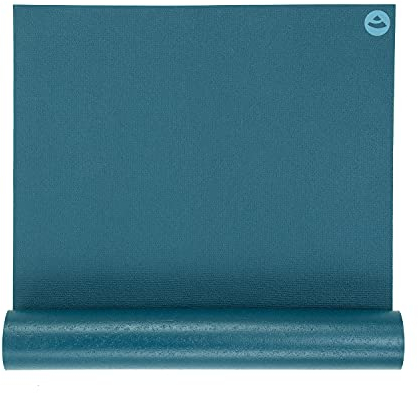 Bodhi Yogamatte Rishikesh Premium 60 | Rutschfest & Schadstofffrei | Matte für Yoga & Pilates | Antirutschmatte für deine Yogapraxis | Made in Germany | OEKO-TEX 100 | Übungsmatte | blau