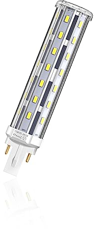Bonlux 13W G24 PLC lampada LED Bianco Freddo 6000K 360 gradi Universale G24d 2-pin G24q 4 pin lampadina LED Base Retrofit PL Luce 30W CFL sostituzione (Rimuovere/Bypass del Ballast)