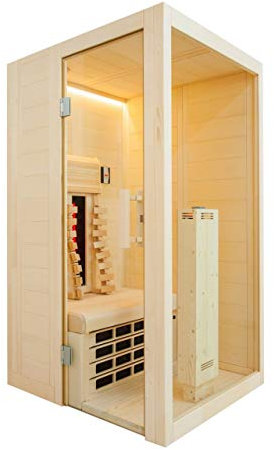 Harvia MiniMy 120 Basic Infrarotkabine Infrarotsauna mit Vollspektrumstrahler