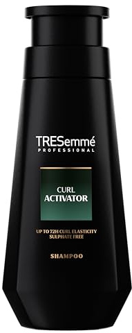 TRESemmé Curl Activator Sulphate-Free Shampoo, 400 ml | Sulphate-free, gently cleanses and intensely moisturises curls, restores softness and bounce, with salon-grade OleoLipid