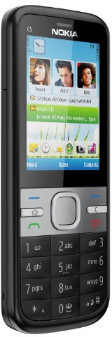 'Nokia C5 – 00.2 – Kostenlose Handy (2,2 Display, 3.2 MP Kamera, 50 MB Kapazität, Prozessor 600 MHz, S.O. Symbian 9.3) grau