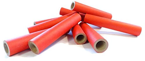 Enveloppe carton - Tubes à enroulement parallèle - Rouge - 15 x 22 x 120 mm - Extrêmement serrées - Tubes en pyro-papier - Pochette papier - Tubes en carton Rot
