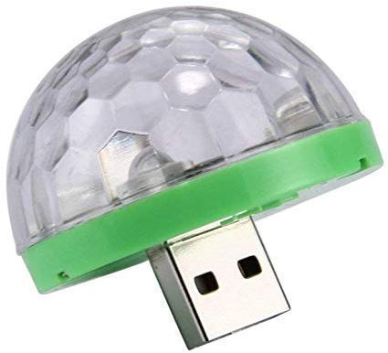 Gwill portátil Mini USB – Estroboscopio para Discoteca Etapa Club Luces para Home Karaoke Navidad Boda Show Pub Party Decoración