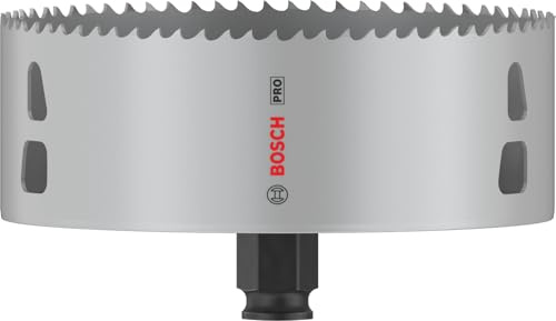 Bosch 1x PRO Multi Material PC Plus Lochsäge, 133 mm | für Weichholz, Trockenbauwand, Ø 133 mm, Professional Zubehör Bohrmaschine