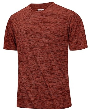 MAGCOMSEN T-Shirt Homme de Sport à Manches Courtes Légère et Respirante Séchage Rapide Basique pour Gym