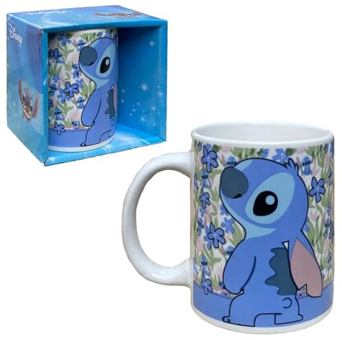 Tasse en céramique CARTOON, Stitch, Lilo & Stitch, Disney, 350 ml, en boîte