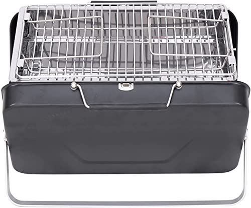 Barbecue à gaz Grilles de barbecue Four à barbecue facile à assembler Petit barbecue Barbecue à charbon de bois Grill de barbecue portable pour camping en plein air Randonnée Maison (Noir A)