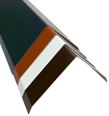 Firstblech Gratblech Dach Dachblech Alu Aluminium farbig 2 m lang 0,8 mm stark (Alu anthrazit RAL 7016, Zuschnitt 40 cm)