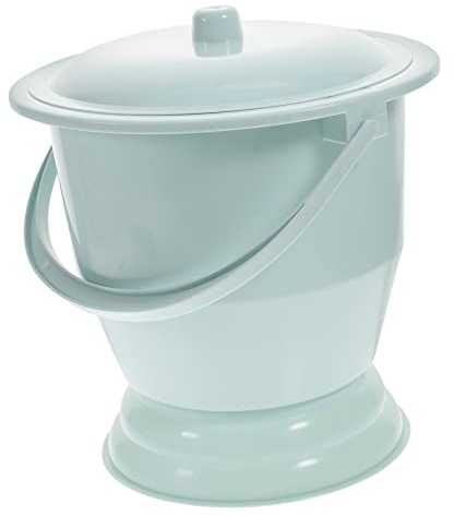 minkissy Urinal Mit Deckel Aus Hochwertigem Pp-kunststoff Leicht Zu Reinigen Und Schmutzabweisend Tragbares Töpfchen Für Zuhause Geeignet Für Senioren Junge Mädchen Schwangere Und Erwachsen