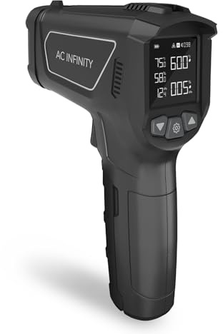 AC Infinity VPD Thermometer, Handheld Environmental Monitor, Captures Leaf VPD and Temperature, Calibrates Smart Controllers, Precision Infrared Range for Plants, Grow Tents, Greenhouses, Terrariums