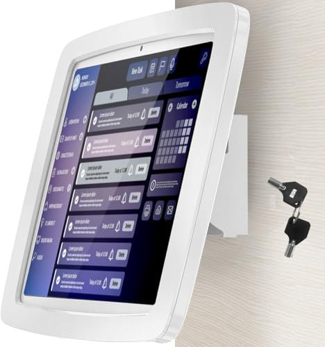 Beelta Supporto da parete per tablet compatibile con iPad 10 pollici, iPad 11 (A16), Pro 11 1 2 3 4, Air 4 5, Air 11, BSW102WA