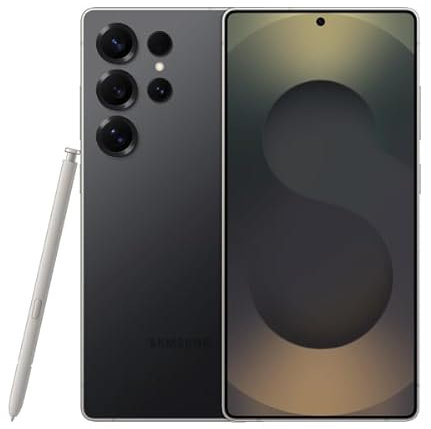 Samsung Galaxy S25 Ultra Smartphone AI, Display 6.9'' QHD+ Dynamic AMOLED 2X, Fotocamera 200MP, RAM 12GB, 512GB, 5.000 mAh, Titanium Black (Samsung Galaxy S25 Ultra 5G 12/512GB D)