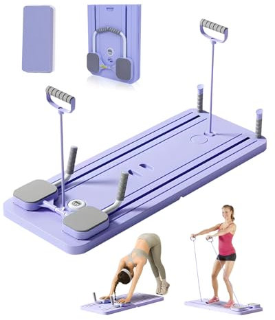 Olutula Ab Roller Board, Multi-Functional Full-Body Workout Trainer, Automatic Rebound Ab Roller Board, Core Strength and Abdominal Training Suitable for Men Women,Durable Pilates Board for Home Use