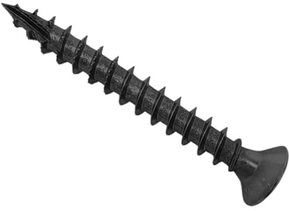 Forgefix Spectre™ - Tornillo multiusos para madera compatible con PZ, 4,0 x 40 mm, caja de 200, acabado recubierto negro para una excelente resistencia a la corrosión