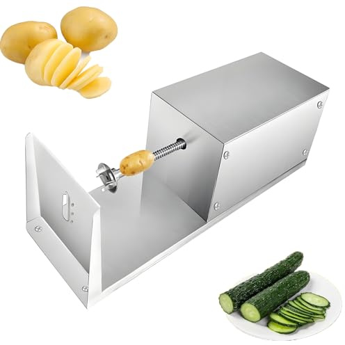 EpyGnom Kartoffelschneider Wellen Elektrisch Spiral-Schneidemaschine für Kartoffeln Karotten und Äpfel zur Herstellung von gesunden Snacks und Tortilla-Chips für die ganze Familie