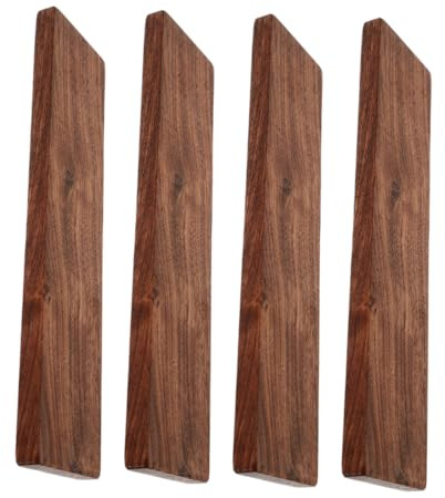 NIYANGLE 4pièces Planches Bois de Noyer Massif pour Travail du Bois Planches Brutes à Sculpter pour Objets