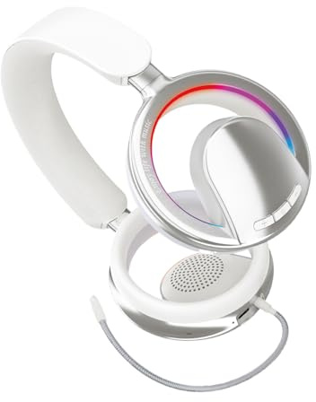 Générique Cuffie senza fili per la musica - Cuffie aperte - Cuffie over-ear ricaricabili | ideali per adulti e adolescenti - Lavoro, giochi, video e spostamenti