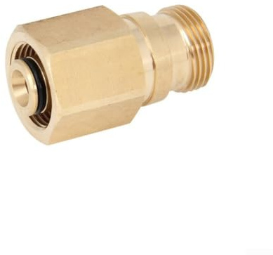 Raccord à déconnexion rapide en cuivre pour nettoyeurs haute pression Karcher avec filetage M22-14 mm usiné avec précision (C)