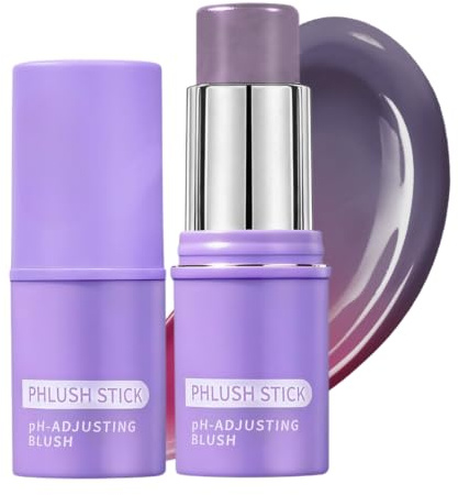 pH-Adjusting Cream Blush Stick, Multi-Use Cheek & Lip Tint | Colour-changing tint, cooling hydration, custom pink flush, long-lasting radiant glow for all skin types.