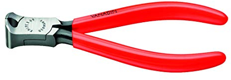 Knipex Tronchese per Meccanica con Tagliente Frontale per Meccanica Bonderizzata Nera, Rivestiti in Resina Sintetica 130 Mm 69 01 130