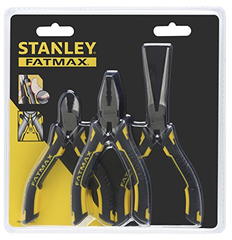 Stanley FMHT0-80524 Fat Max Mini Pliers Set - Black (3-Piece)