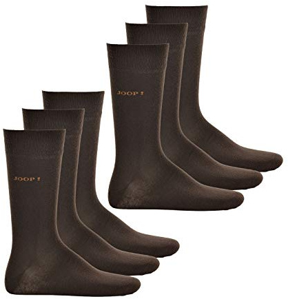 Joop! Herren Socken 6 PAAR - Strümpfe, Kurzsocken, Anzugsocken, Business (2x 3-Pack) (Braun (7000), 39-42 (6 Paar))