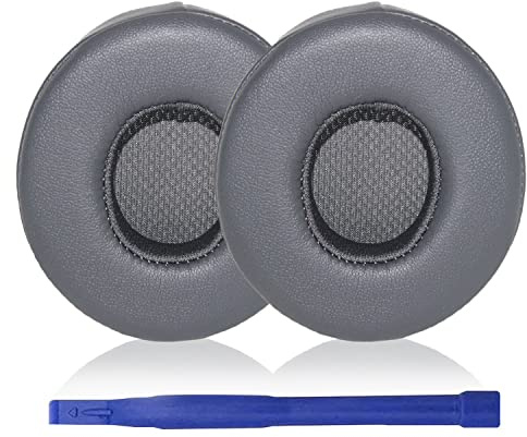Aiivioll Earpads Cushions Replacement Compatible with Beats Solo 2 & Solo 3 Wireless On-Ear Headphones, Ear Pads with Soft Protein Leather and Memory Foam (Dark Gray)