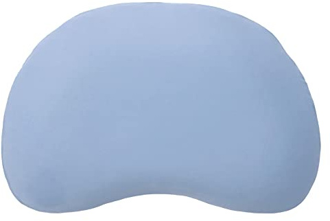 Edda Lux® Bezug passend für Tempur Curve Kissen, 61x40 cm, in Hellblau | Jersey Kissenbezug für Curve S (61x40x9,5 cm) und M (61x40x11 cm) Kopfkissen, aus 100% Baumwolle mit Reißverschluss